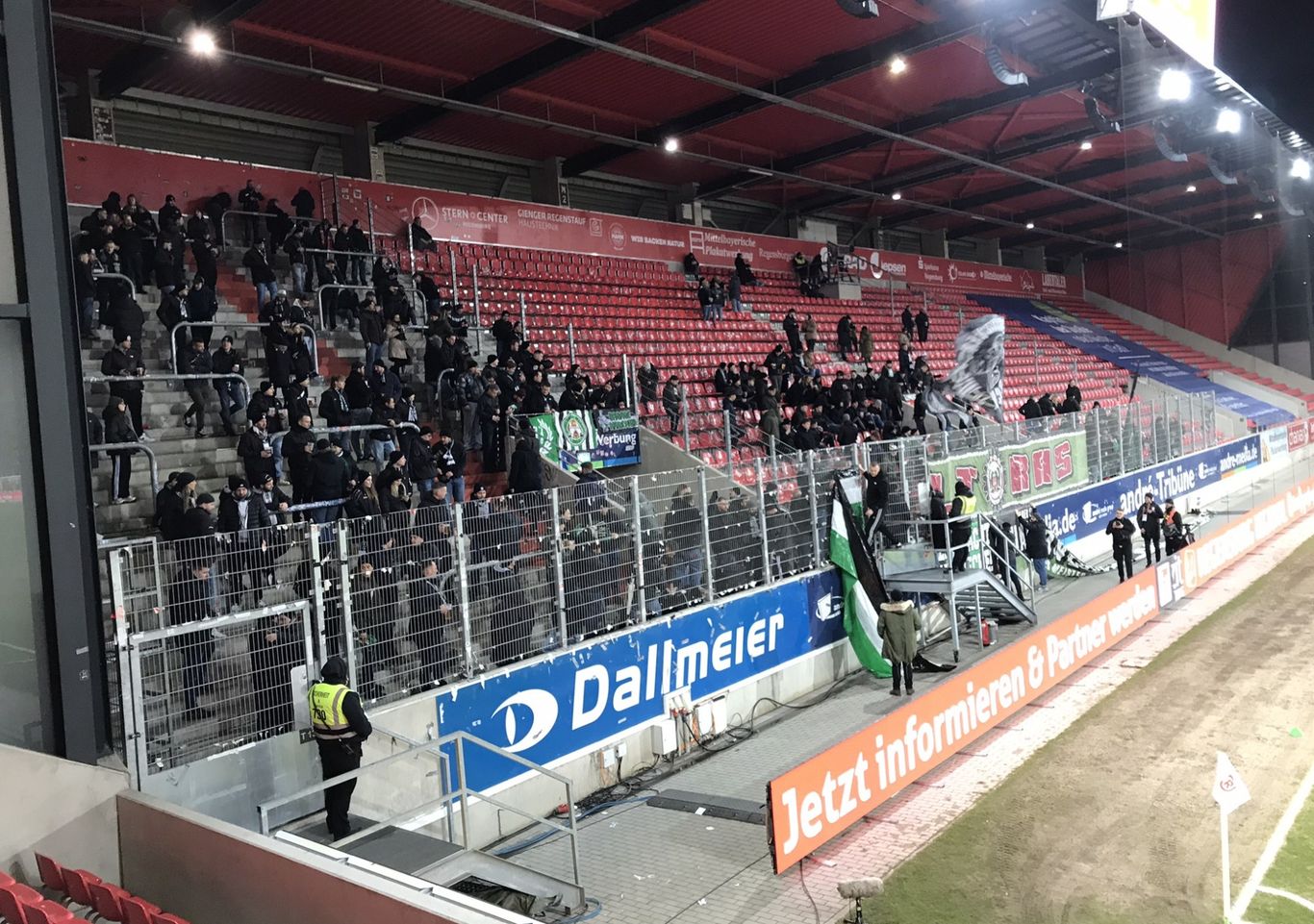 Jahnstadion away end