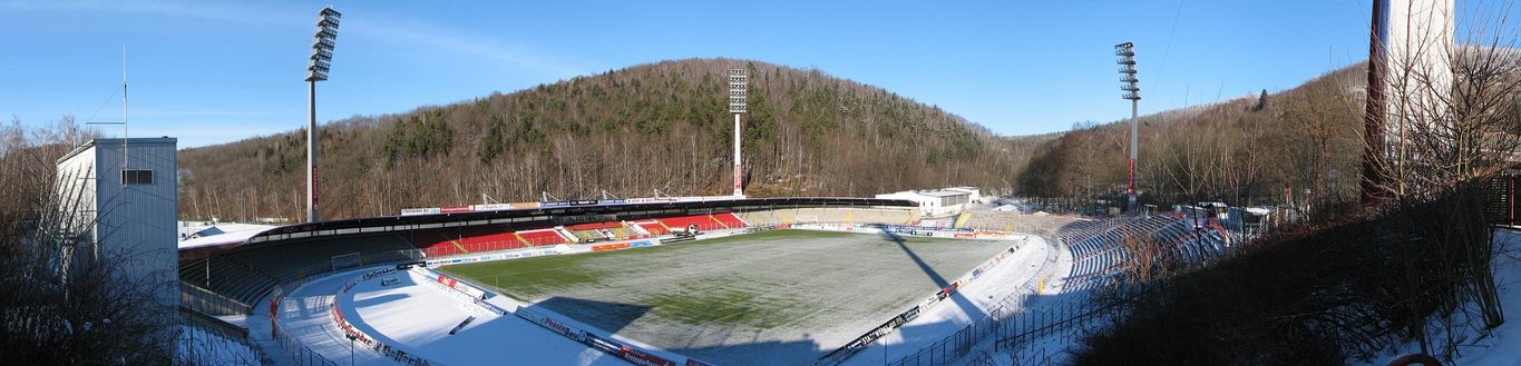 Erzgebirgstadion panorama view