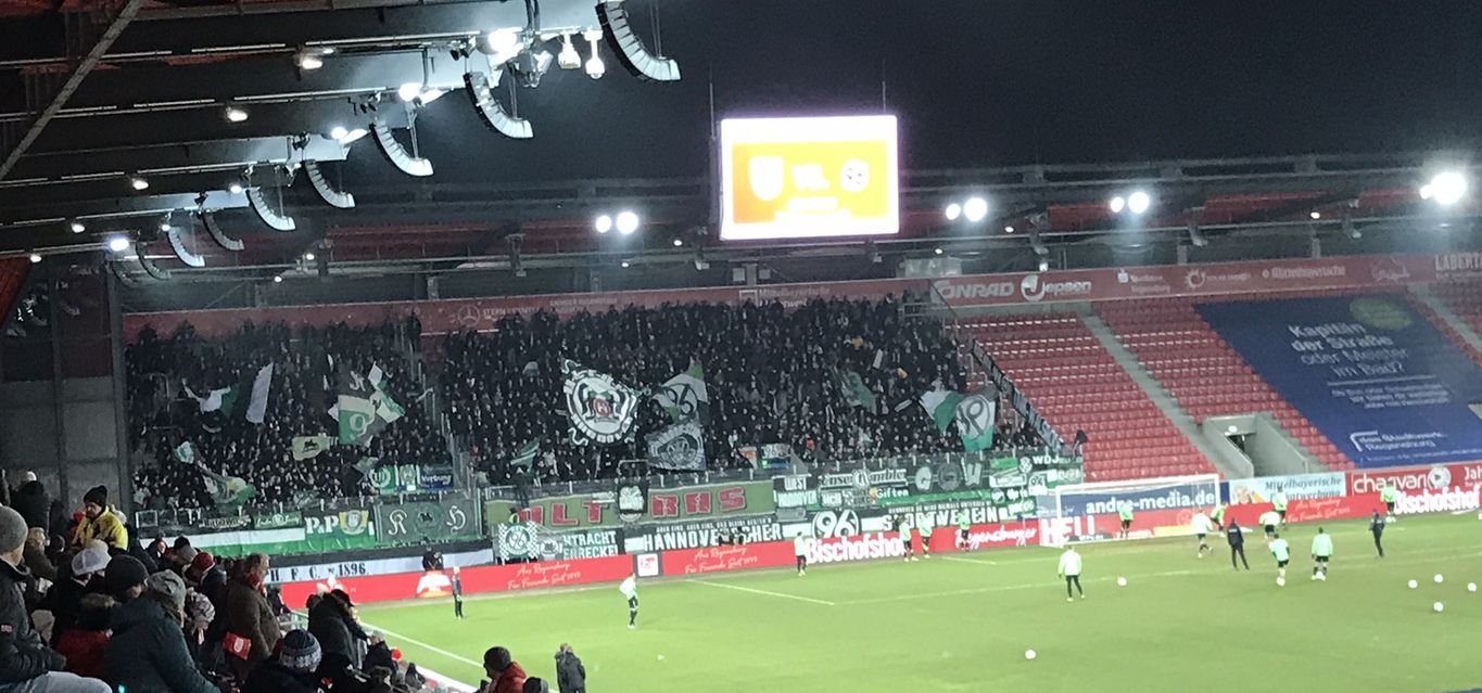 Jahnstadion away end overflow