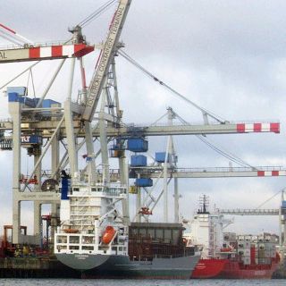 The port of Hamburg