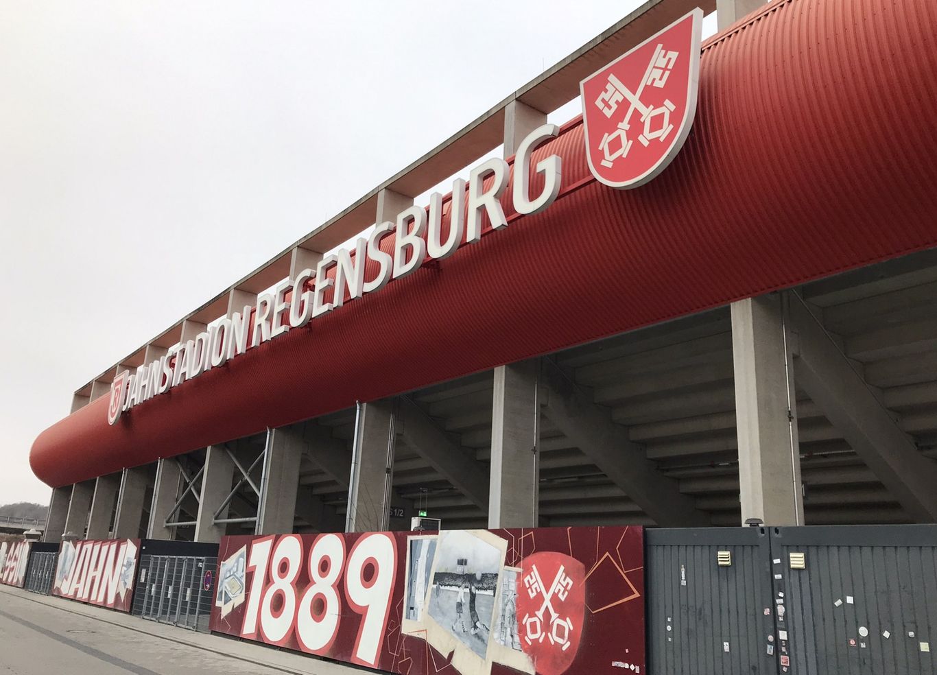 Jahnstadion back of home end
