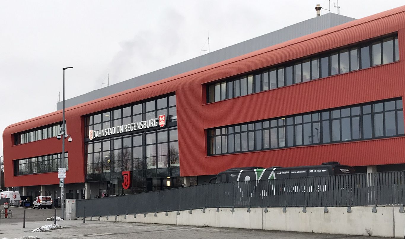 Jahnstadion front of main stand