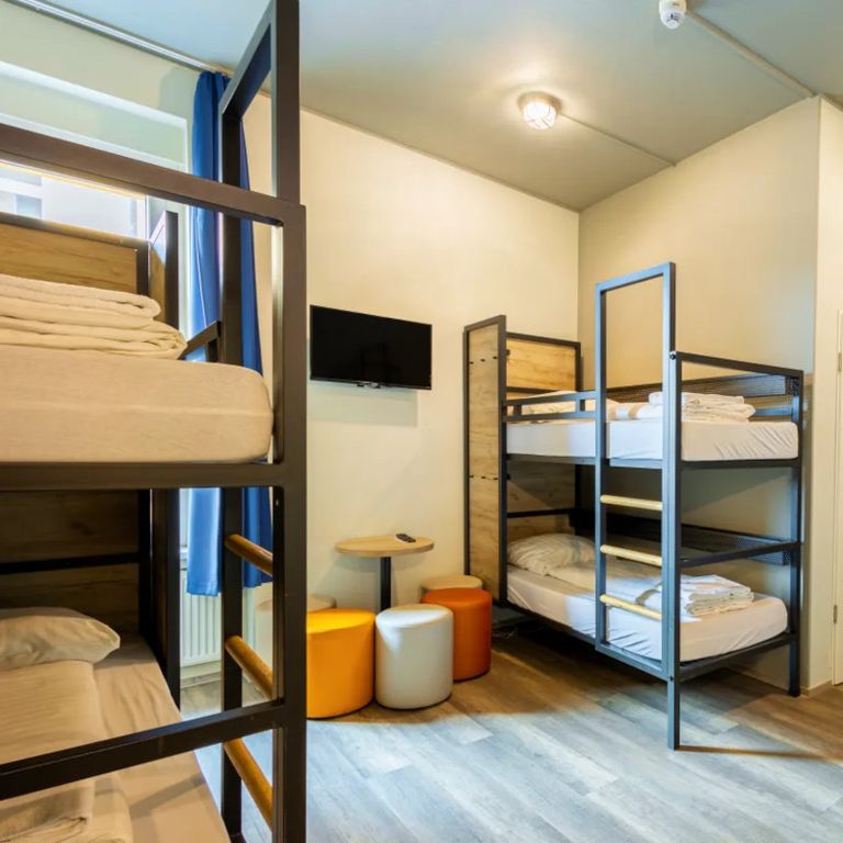 A hostel room in a Euro 2024 in Germany host city