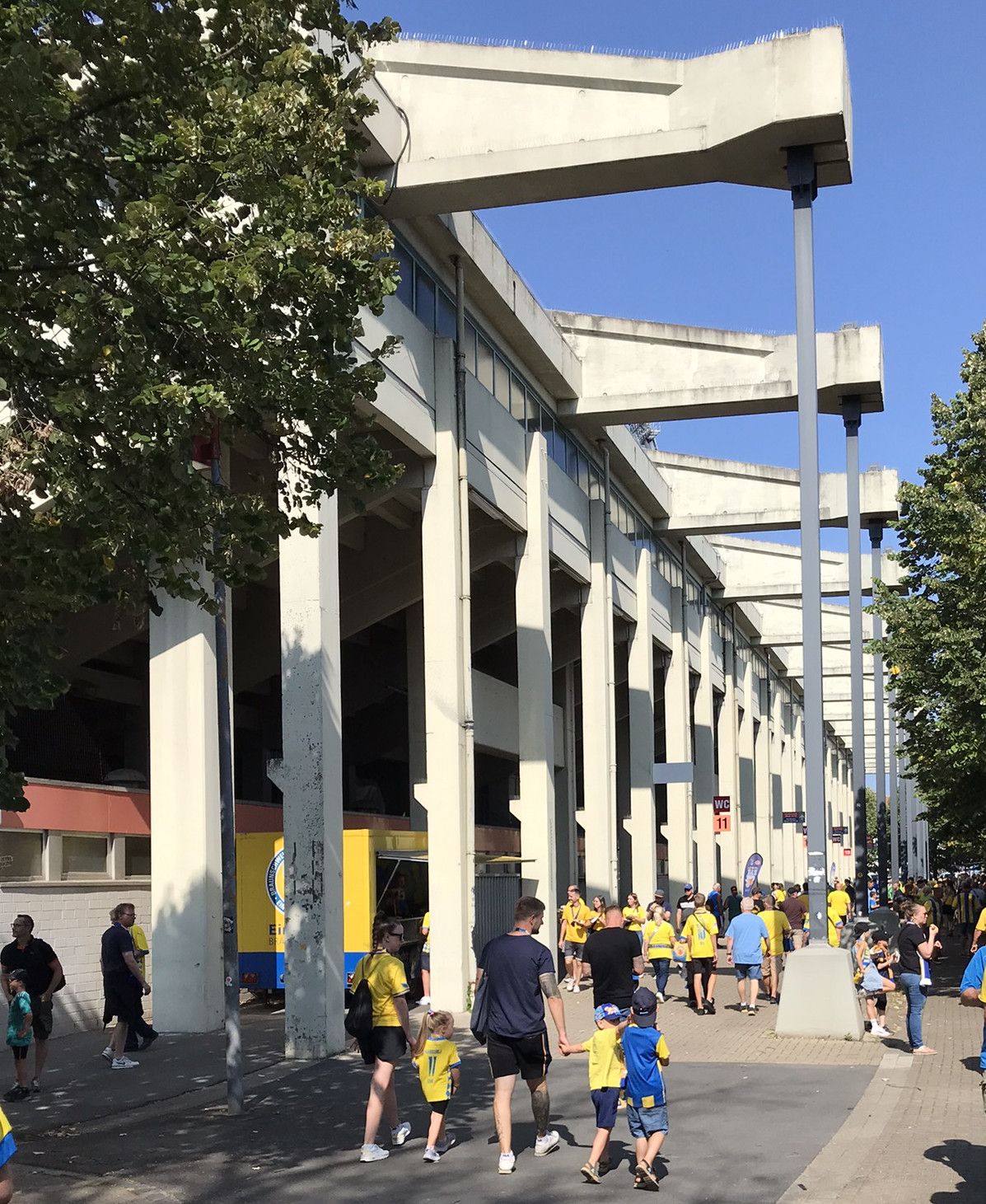 Back of East Stand