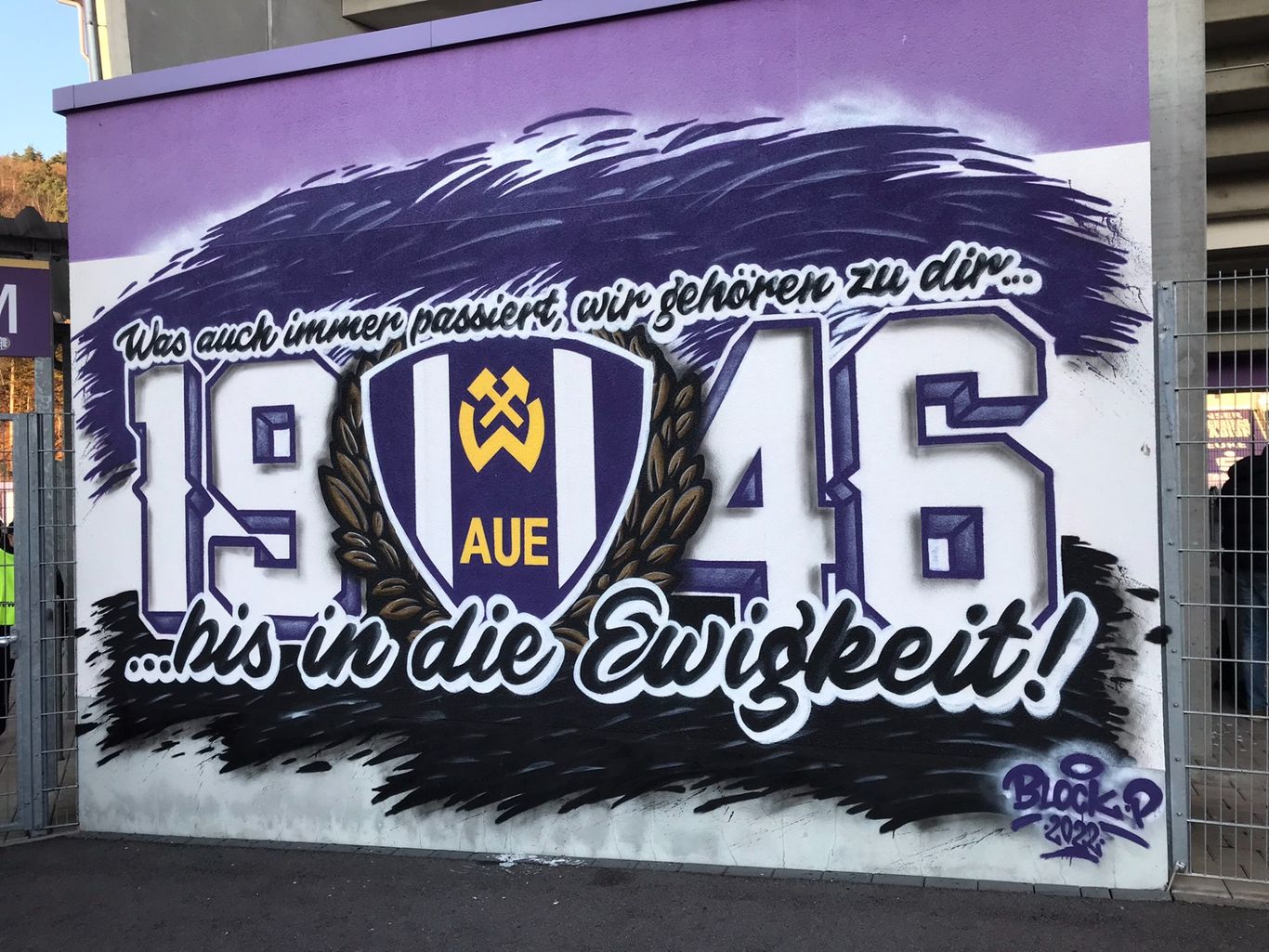 Back of East Stand