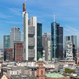 City skyscape, Frankfurt am Main