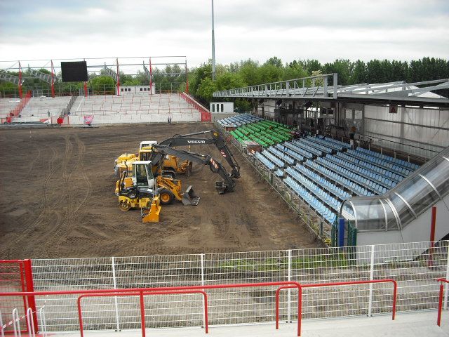 The stadium rebuild