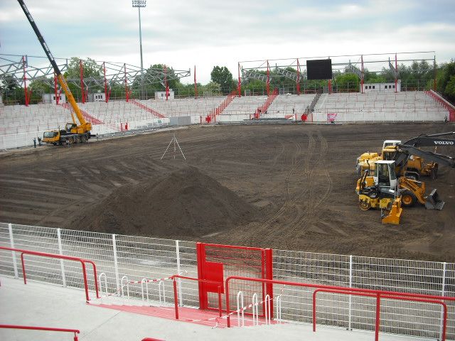 The stadium rebuild